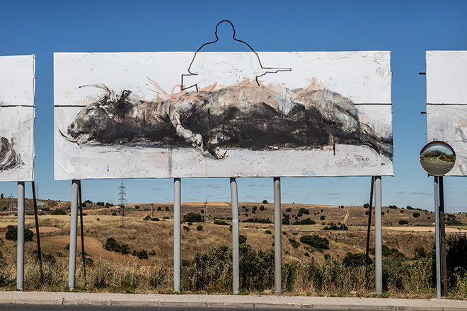 Gonzalo Borondo - INSURRECTA, Segovia, Spain. photo credit: Roberto Conte