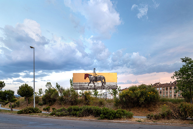 Gonzalo Borondo - INSURRECTA, Segovia, Spain. photo credit: Roberto Conte