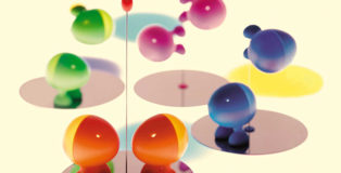 Stefano Giovannoni, Lilliput, 1993, prodotti da Alessi, spargisale e spargipepe in resina termoplastica e acciaio - © Giovannoni Design, Milano.