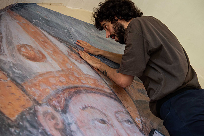 SBAGLIATO - Strappo alla Regola, (work in progress), TraMe - Tracce di Memoria, Rieti. Photo credit: Marco Bellucci