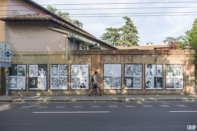 CHEAP - RECLAIM call for artist, 2020, Bologna, street poster art. photo credit: Michele Lapini