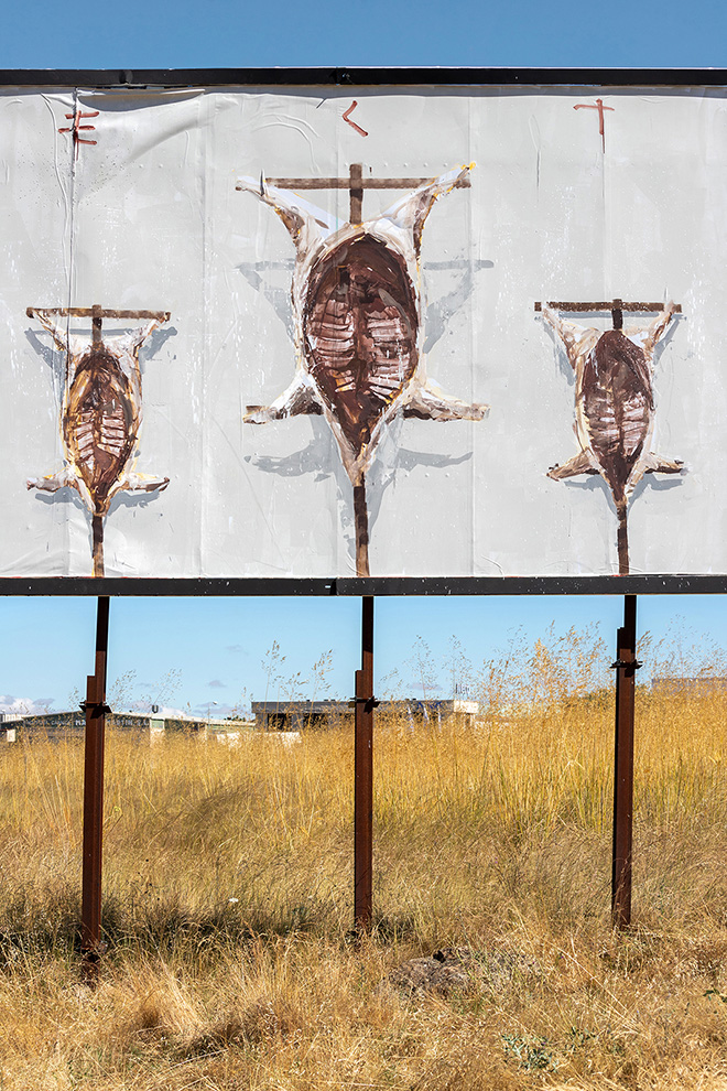 Gonzalo Borondo - INSURRECTA, Segovia, Spain. photo credit: Roberto Conte