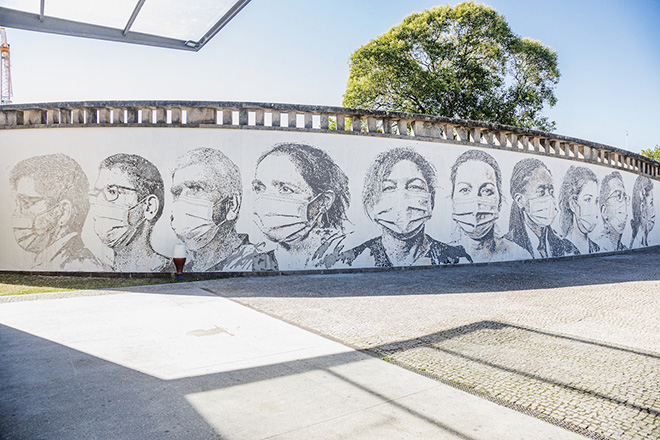 Vhils – Murale al São João University Hospital Centre