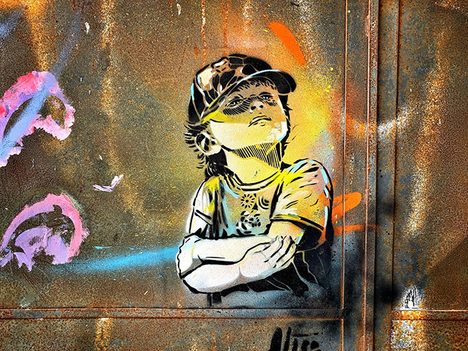 Alice Pasquini - U uagnon, T.R.U.st, Quartiere Paolo VI, Taranto