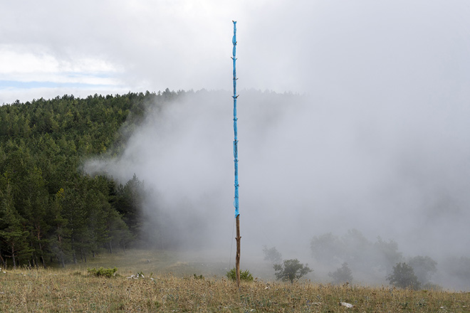 Alberonero - Monte Immagine. Installazione ambientale, Vallo di Nera (PG). photo credit: ©Roberto Conte