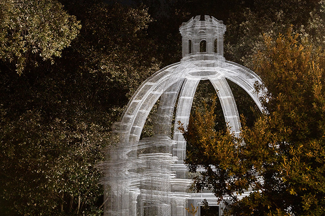 Edoardo Tresoldi - Etherea per Back to Nature - Arte Contemporanea a Villa Borghese, Roma. photo credit: Roberto Conte