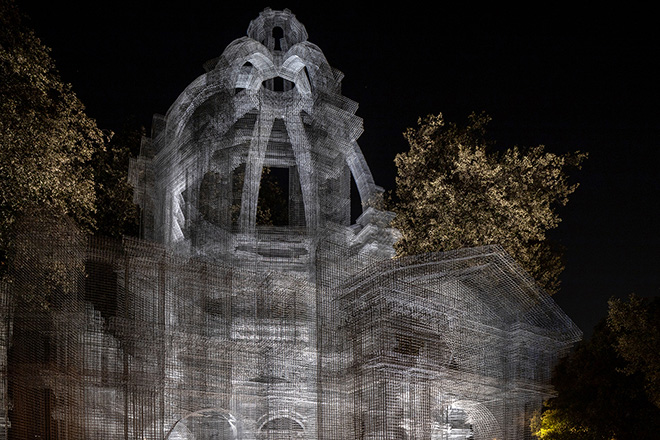 Edoardo Tresoldi - Etherea per Back to Nature - Arte Contemporanea a Villa Borghese, Roma. photo credit: Roberto Conte