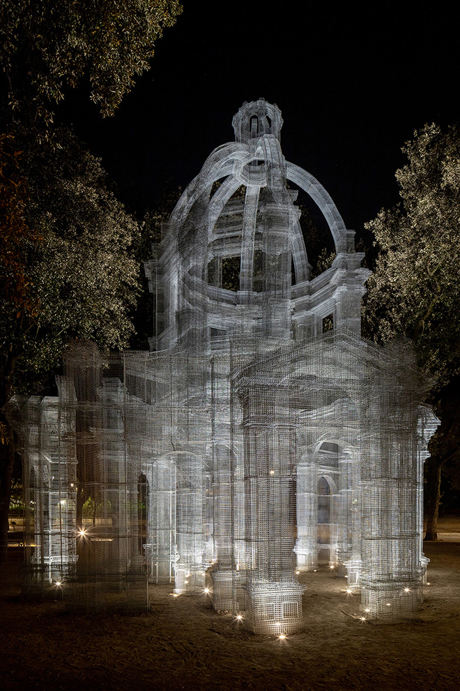 Edoardo Tresoldi - Etherea per Back to Nature - Arte Contemporanea a Villa Borghese, Roma. photo credit: Roberto Conte