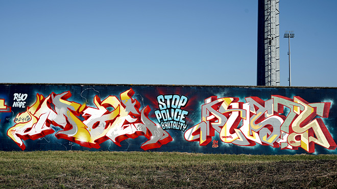 Moe, Rusty - Murale per Manufactory Project, Comacchio, 2020