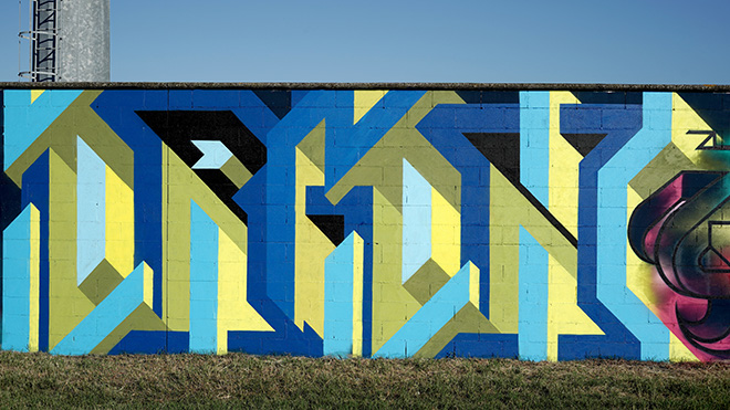 Orion - Murale per Manufactory Project, Comacchio, 2020