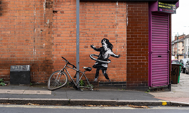 Banksy – Hula Hoop, Nottingham