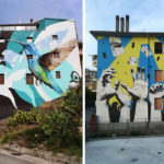 A. Perrotta + R. Buonafede – Operazione street art a Vietri di Potenza