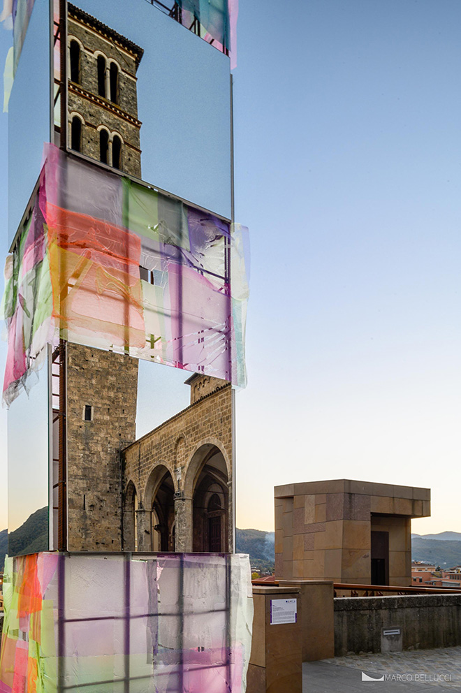 Alberonero - PILA, installazione a Rieti per TraMe-Tracce di Memoria, 2020. Foto: Marco Bellucci