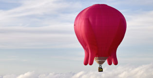 Flying Udder - A social sculpture by Barbara Anna Husar. photo credit: Elmar Bertsch