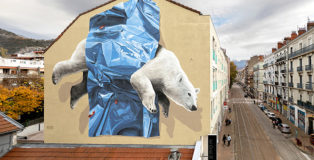 Nevercrew - Collapse, Cours Berriat 122, Grenoble. Grenoble Street Art Fest, 2020