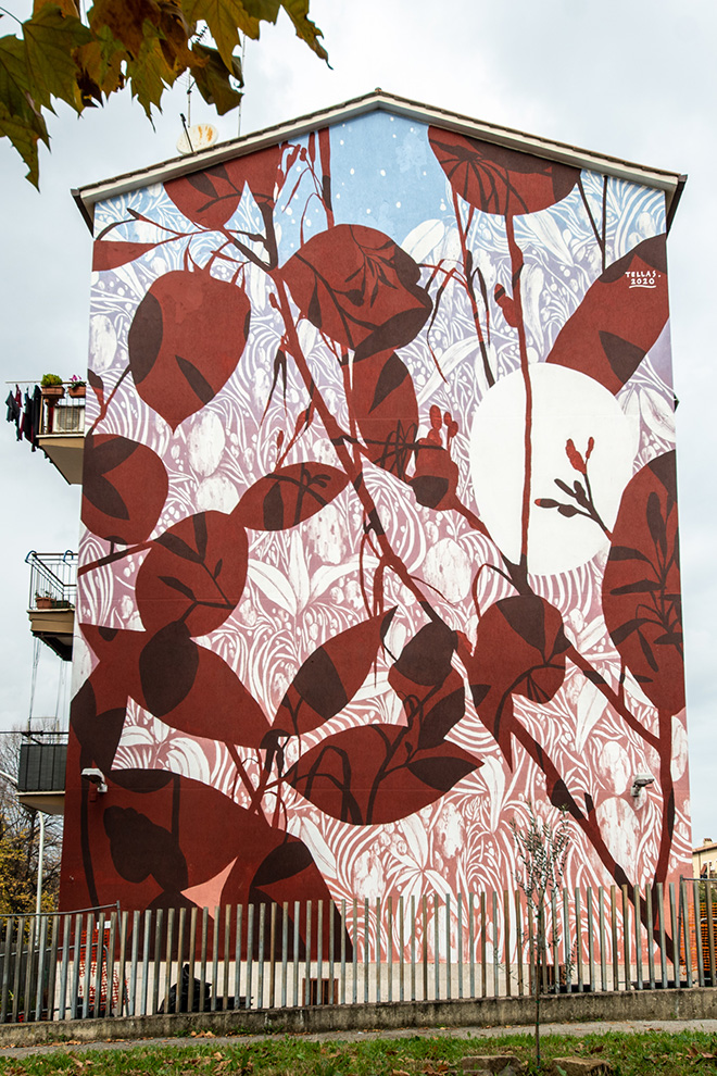 Tellas – Murales alle Terme Gordiane e alla Stazione Serenissima