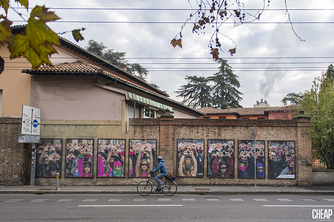 CONCERTATA - Fotografie di Michele Lapini. Installazione a cura di CHEAP per Atlas of Transitions Biennale | We are People, Bologna, 2020