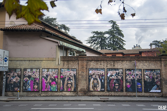 CONCERTATA - Fotografie di Michele Lapini. Installazione a cura di CHEAP per Atlas of Transitions Biennale | We are People, Bologna, 2020