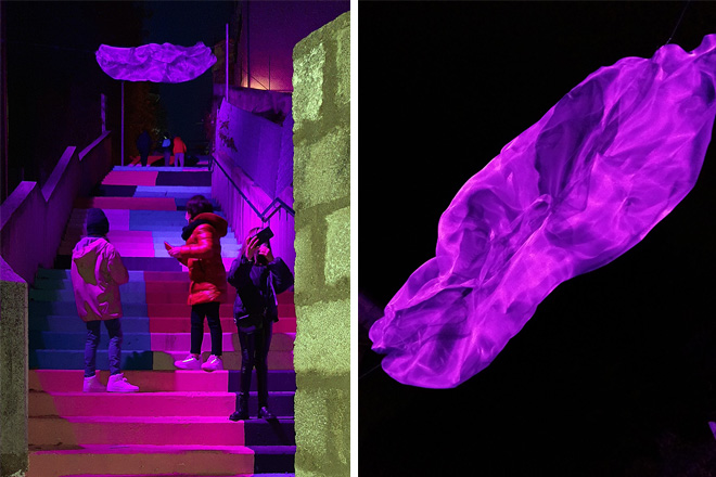 “Nuova natività” – Installazione luminosa, Premio Antonio Giordano