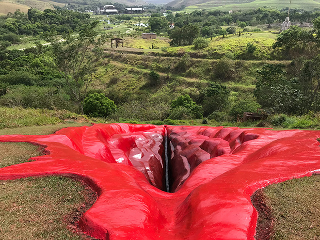 Juliana Notari - Diva, Vagina Land Art, Pernambuco, Brazil