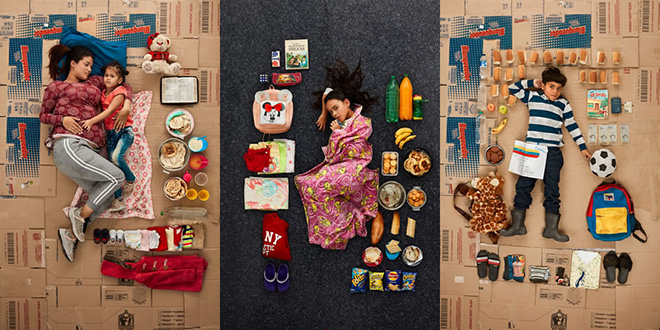 Gregg Segal – Undaily Bread (The daily diet of a refugee)