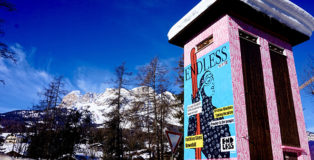 Endless - Powder To The People, Cortina d'Ampezzo, Ski World Cup, 2021, Cris Contini Contemporary Art Gallery