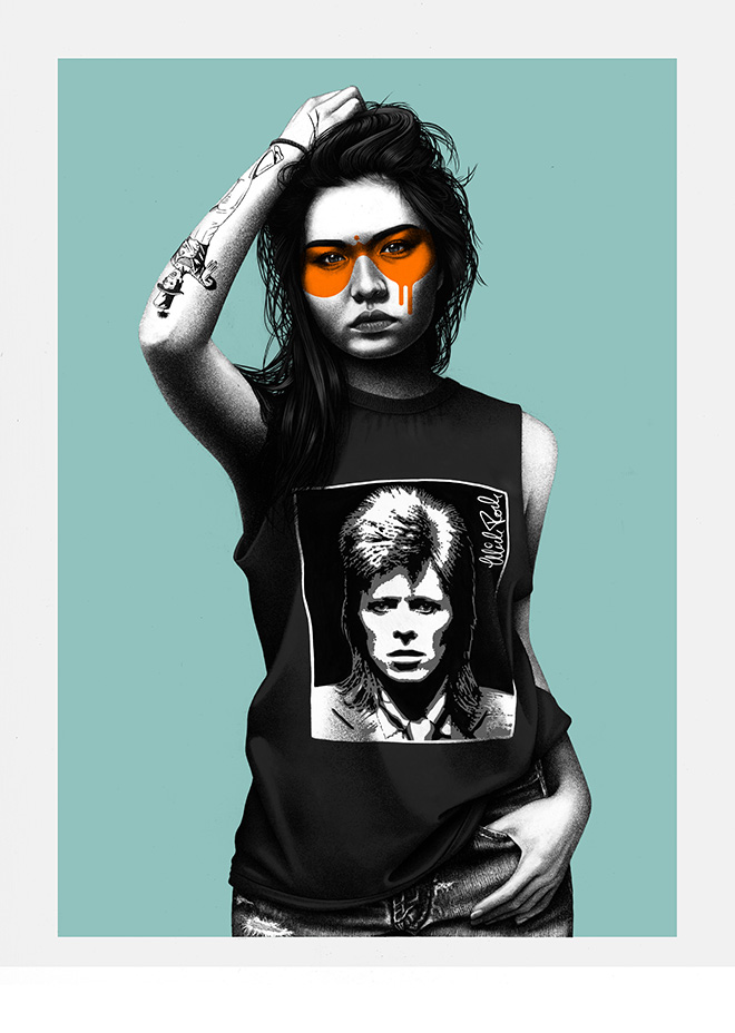 Life on Mars © Fin DAC/MIDARO/West-contemporary-editions.com. Mick Rock 2021