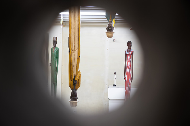 Shanghai Colonial - Pascale Marthine Tayou, 2019, sculture in legno dimensioni variabili, 2019, wooden sculptures variable dimensions. Courtesy: the artist and GALLERIA CONTINUA Photo by: Sara De Santis.