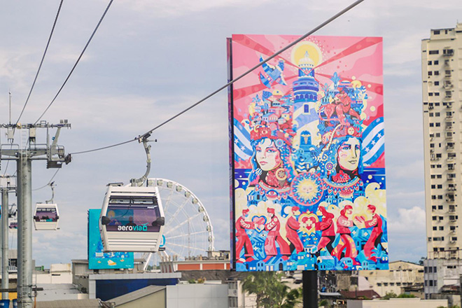 Aeroarte – Guayaquil: la prima galleria d’arte aerea al mondo