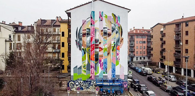 Orticanoodles – INSIDE (mostra + murale) a Milano