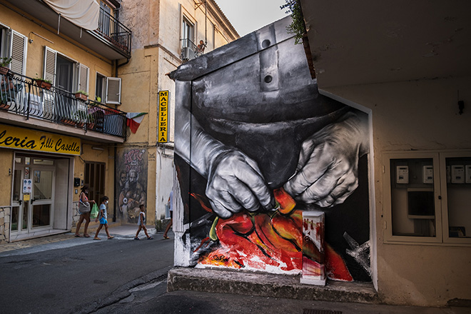 SteReal - Diamante, Murales. photo credit: Iacopo Munno