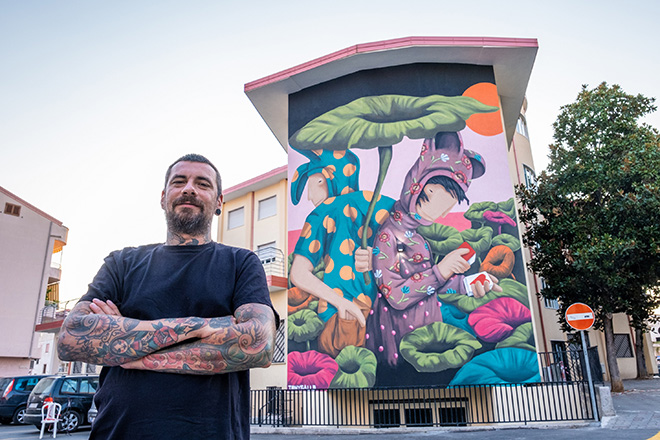 Tony Gallo - Diamante, Murales. photo credit: Iacopo Munno