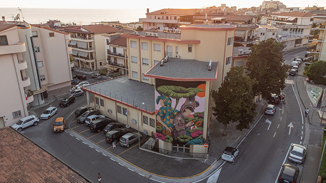 Tony Gallo - Diamante, Murales. photo credit: Iacopo Munno