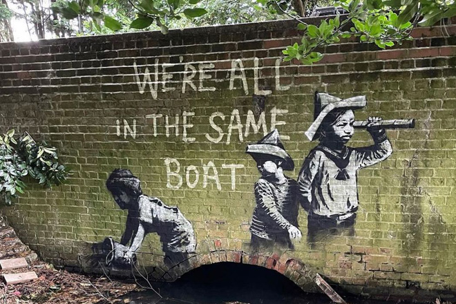 Banksy – Stencil art a Gorleston, Great Yarmouth e Lowestoft