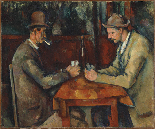 Paul Cézanne - I giocatori di carte, 1890-1895. Olio su tela, Musée d'Orsay, Parigi