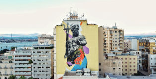 Kraser - T.R.U.St (II edizione), murale a Taranto. photo credit: Cosimo Calabrese