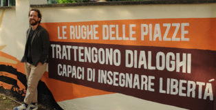 MisterCaos - Inaugurazione, Le rughe delle piazze trattengono dialoghi capaci di insegnare libertà, Cinisello Balsamo. photo credit: Marco Fornari
