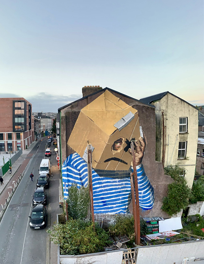 Asbestos - What is home? Mural in Cork (Ireland) for Ardu Street Art