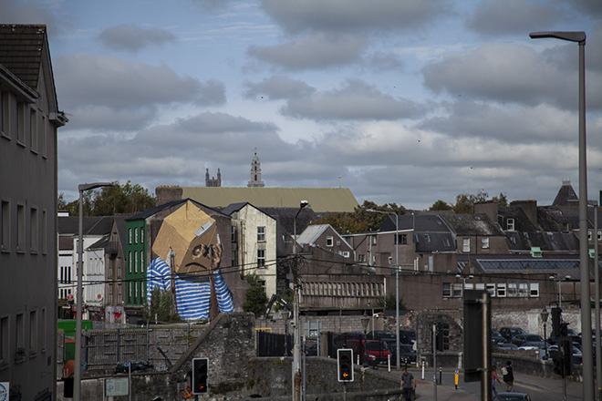 Asbestos - What is home? Mural in Cork (Ireland) for Ardu Street Art