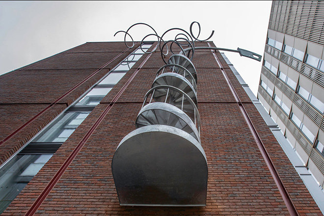 Alex Chinneck - A spring in your step, Brighton. photo credit: Marc Wilmont