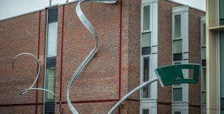 Alex Chinneck - A spring in your step, Brighton. photo credit: Marc Wilmont