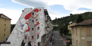 Millo - Backpack Home, 2016, Ascoli Piceno