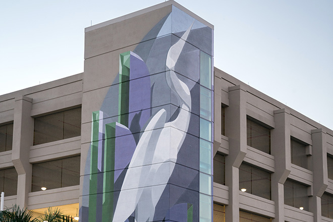 Peeta – “Heron”, murale a Port Everglades