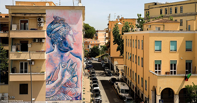 Carlos Atoche – #AMORETCURA, un murale per la prevenzione