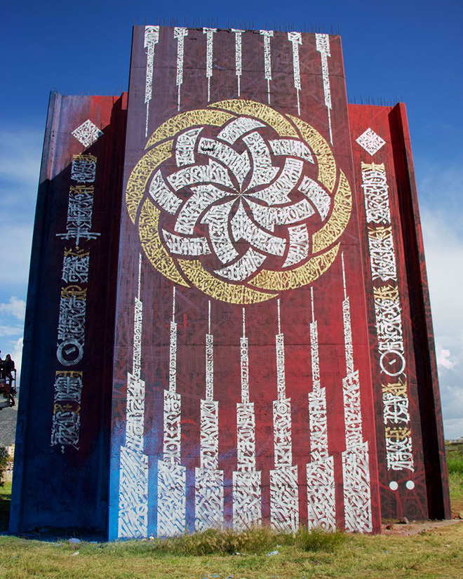 Said Dokins (@saidokins), Babel. Trapani Public Art, Sicily, Italy. Photo: Vincenzo Cascone