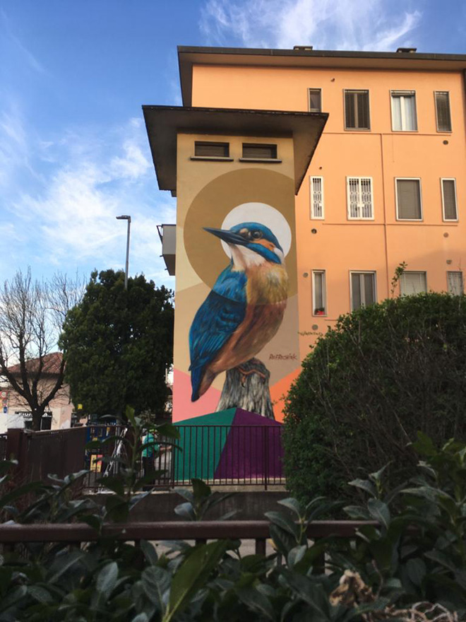 Refreshink - Gorgonzola: un'opera murale per celebrare la biodiversità