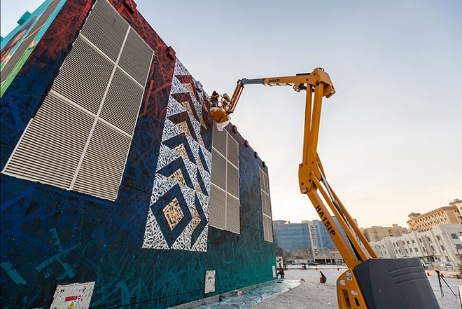 @saidokins, Magic Square. Pow! Wow! Doha. Photo: Ali Al Anssari, courtesy of Qatar Museums.