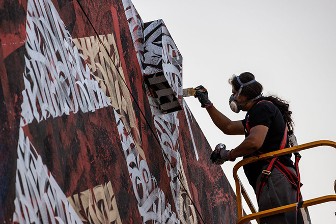 @saidokins, Magic Square. Pow! Wow! Doha. Photo: Ali Al Anssari, courtesy of Qatar Museums.