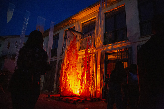 Matteo “UfoCinque” Capobianco – “U marauasce”, installazione a  Santa Croce di Magliano (CB)