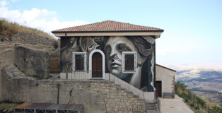 Ligama - Kore, murale, via della cittadella, Enna